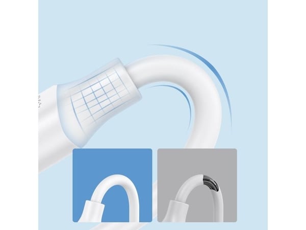 Joyroom USB-A - USB-C 2 m vit kabel (JYR531)