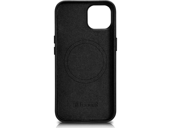 iCarer iCarer Case Nahkakotelo iPhone 14 Plus -puhelimelle musta (MagSafe-yhteensopiva)
