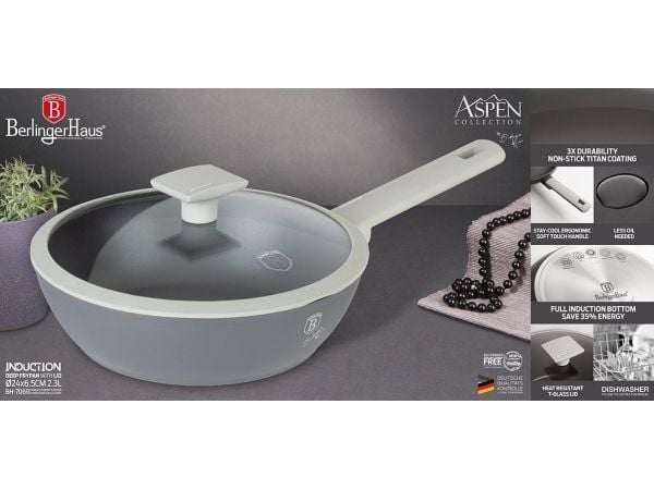 Berlinger Haus stekepanne TITANIUM STEKEPANE 24cm BERLINGER HAUS BH-7069 ASPEN