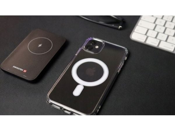 Deklas Swissten Clear Jelly MagStick iPhone 13 gjennomsiktig