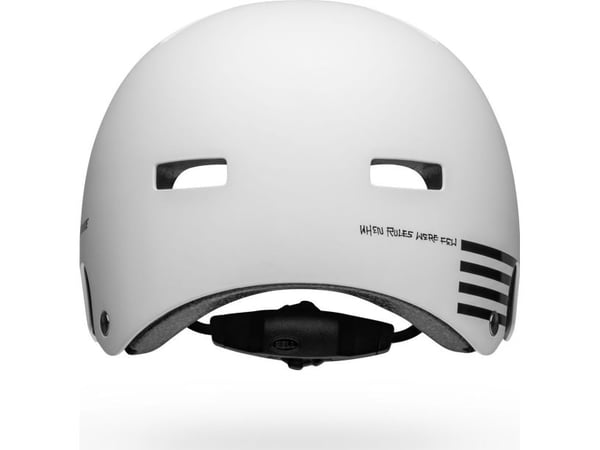 BELL LOCAL BMX-sykkelhjelm matt hvit fasthouse str. M (55–59 cm)
