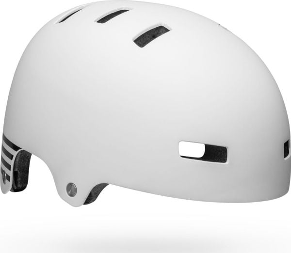 BELL LOCAL BMX-sykkelhjelm matt hvit fasthouse str. M (55–59 cm)