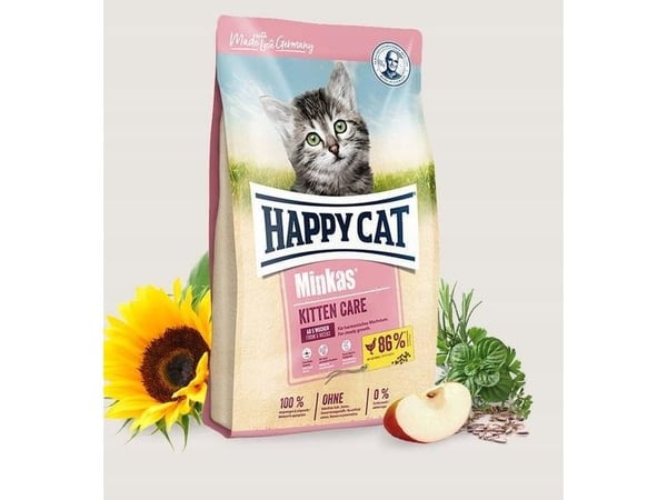 Happy Cat Minkas Kitten Care med fjäderfä 500 g