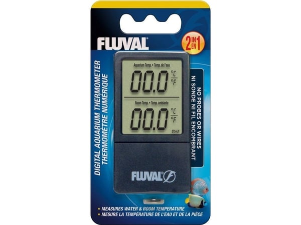 Fluval trådlös termometer 2-i-1