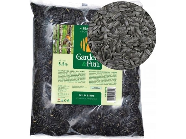 Garden&Fun solsikkefrø svart 1,6 kg