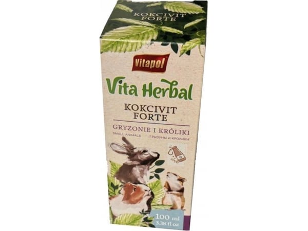Vitapol Vita Herbal for gnagere og kaniner, kokcivit forte 100 ml