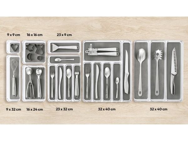 5five Simply Smart oppbevaringsorganisator for småting, 9x32 cm, lang