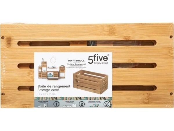 5five förvaringslåda/organisatör för tillbehör – till badrummet, korg
