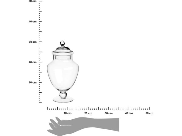 5five Simply Smart godisburk i glas med lock, 30 cm