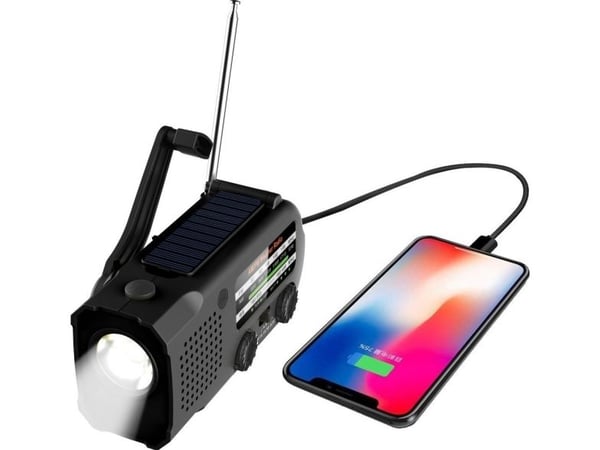 Radio Mozos MOZOS ER-01 radio FM/AM aurinko + dynamo