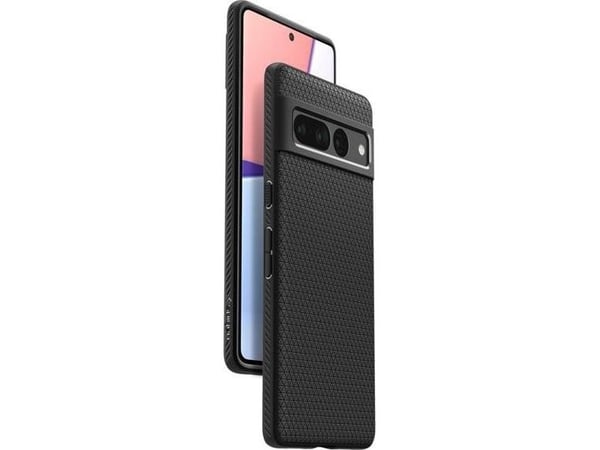 Spigen Liquid Air, Omslag, Google, Pixel 7 Pro, 17 cm (6.7"), Svart