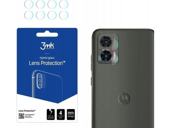 3MK Hybridilasi kameran linssille 3MK Lens Protect Motorola Edge 30 Ultra [4 PACK]