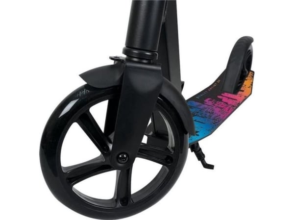 SCHILDKRÖT trehjuling City Scooter Street Artist 2.0, blått aluminiumdäck och styre, 200 mm PU-hjul, one-klick - 1 st (510104)