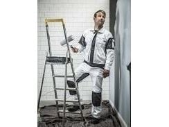 Dickies Bukser GDT290 farge: Hvit/Grå størrelse 38R