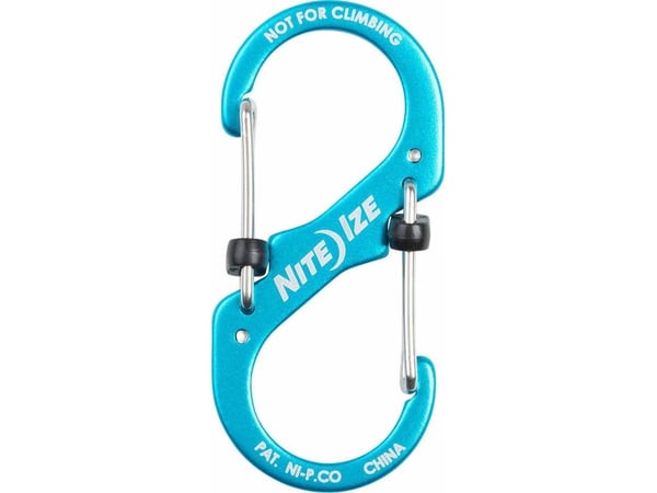 NiteIze karabinkrok S-Biner Slidelock #3 Blue