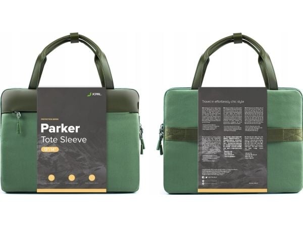 Jcpal Tote Sleeve-veske for MacBook 13/14" olivengrønn
