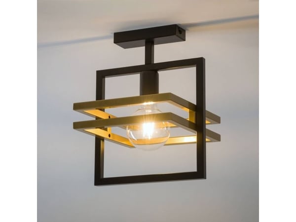 Sigma taklampe Merci i metall til entré svart/gull