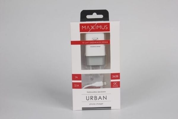 Lader Maxximus Lad. nett. Maxximus Urban 2.1A Lightning – 2xUSB