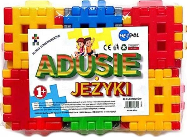 Czako byggklossar Jezyki 36 delar