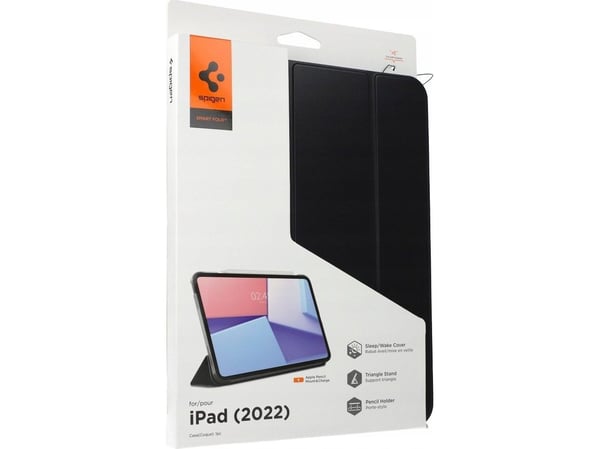 Spigen Smart Fold, Folio, Apple, iPad 10.9-inch 2022 (10th Gen), 27,7 cm (10.9")