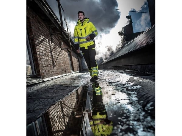 Projob Refleksjakke ProJob 6446 3in1 Gul/Navy