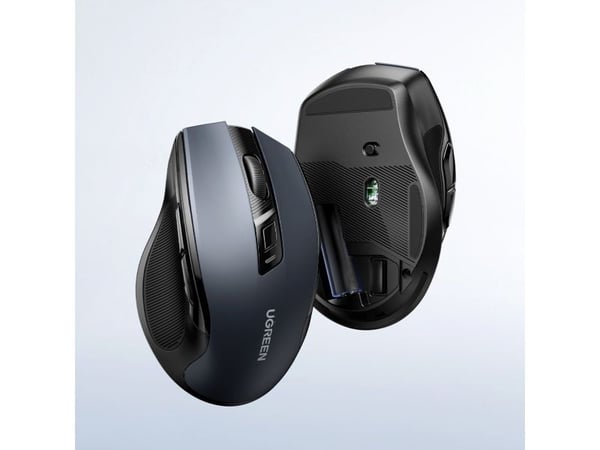 Ugreen MU006 optisk trådløs mus USB 2.4GHz 4000 DPI svart (MU006)