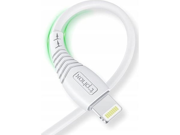 USB T-Phox USB-A til Lightning-kabel 1,2 m svart