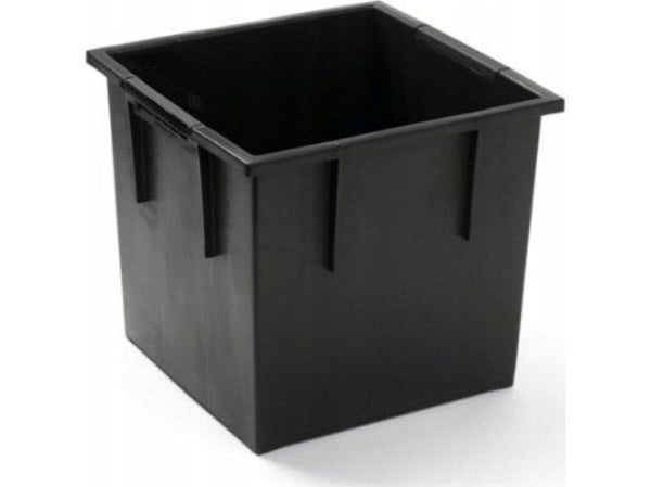 Prosperplast URBI SQUARE LOW BETON EFFECT DURS240LE-S433 firkantet potte 24x24x23,5 cm antrasitt