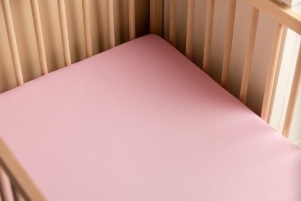 Sensillo bambus håndkle/overmadrass rosa 140x70