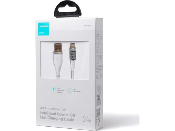 Joyroom USB-C - Lightning USB-kabel 1,2 m hvit (JYR571)