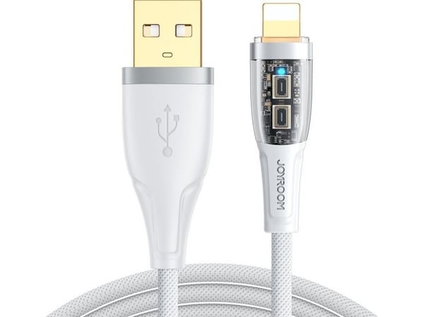 Joyroom USB-C - Lightning USB-kabel 1,2 m hvit (JYR571)
