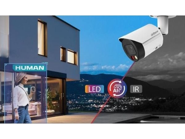 Dahua WizSense 2 Series IPC-HDW2249TM-S-IL - Nettverksovervåkingskamera - farge (Dag og natt)
