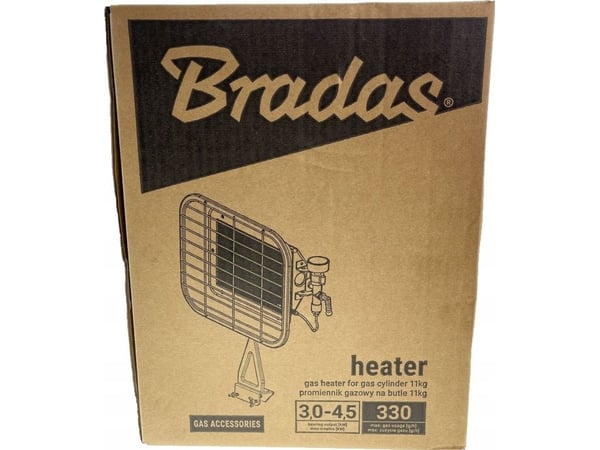 Bradas GASS STRÅLENDE SYLINDER