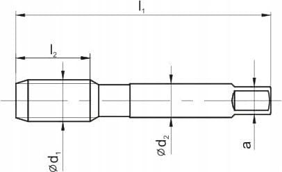 TUULETINHANA G 1.1/4 "NGRM DIN-5157D HSS