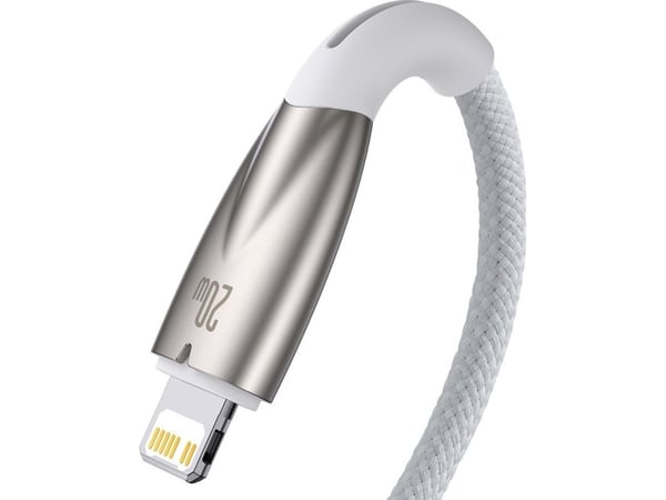 Baseus CADH000002, 1 m, Lightning, USB C, urosliitin, urosliitin, valkoinen