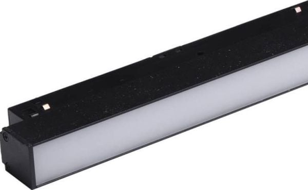 Azzardo lang lampe til magnetskinne Saga AZ4619 LED 24W svart