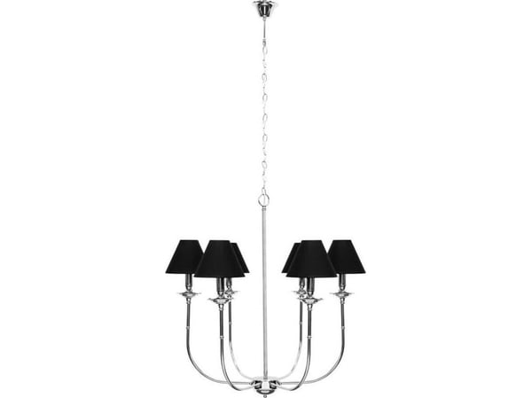 Light Prestige hengelampe Glamour hengende lampe LP-979/6P lysekrone på kjede svart