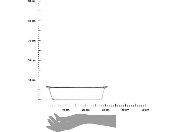 5five Simply Smart Mold, varmebestandig brødform i glass, 31 cm