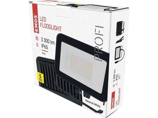 Emos valonheitin Emos Profi LED-valonheitin ZS2632 30W 3300lm 4000K IP65 musta
