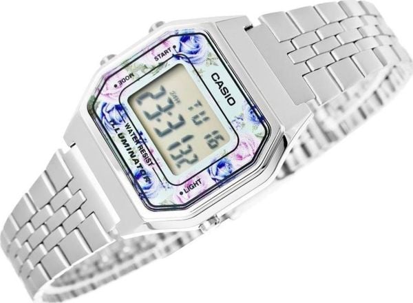 Zegarek Casio Zegarek Damski CASIO Collection Retro LA680WA-2CDF