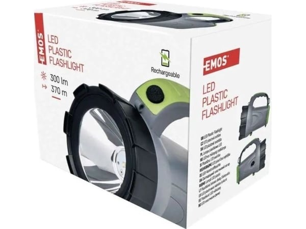 Emos LED ladattava taskulamppu 300LM / P2311