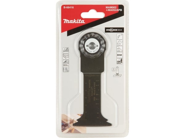 Makita B-66416, Sagblad, Metall, Tre, Bimetall, 7 cm, 52 mm, 1 stykker