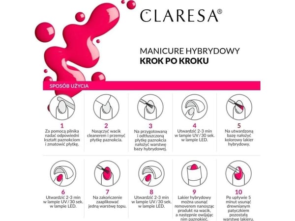 Claresa Claresa Hybrid neglelakk Dusty Rose 6 - 5 g