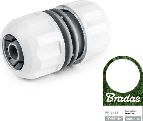 BRADAS slangkoppling universal 1/2", 5/8", 3/4" / WHITE LINE