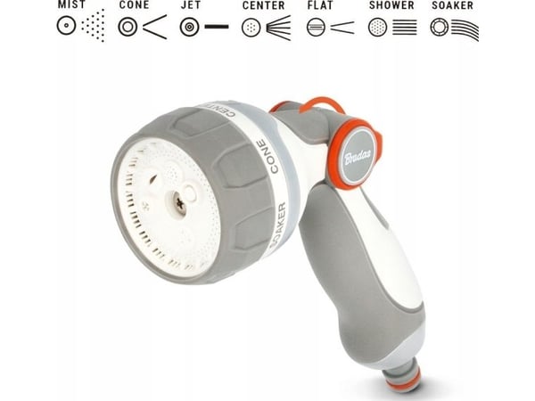 Bradas WHITE LINE 7-toiminen ase SMOOTH CONTROL metallia