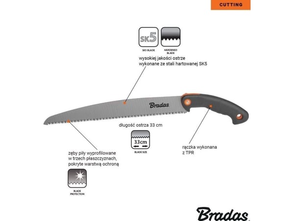 BRADAS gresskutter V-SERIES-P cutter 330 mm