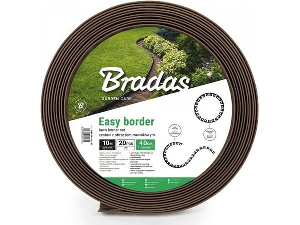 Bradas EASY BORDER kantbåndsett - 40 mm brun