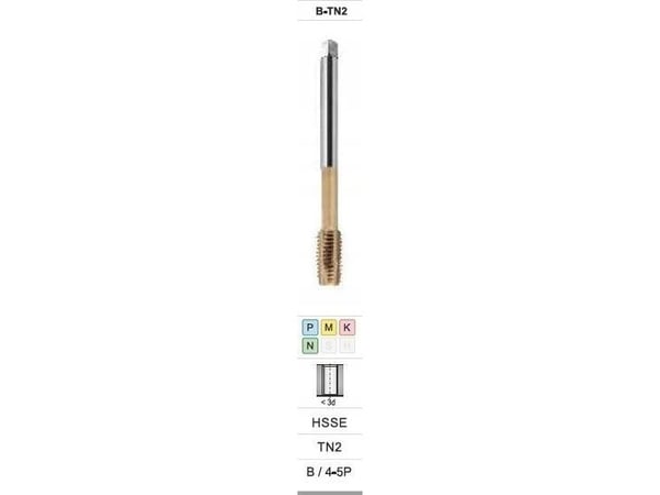 Fanar gjengeverktøy M10 DIN-376B (6H) HSSE TN 800X