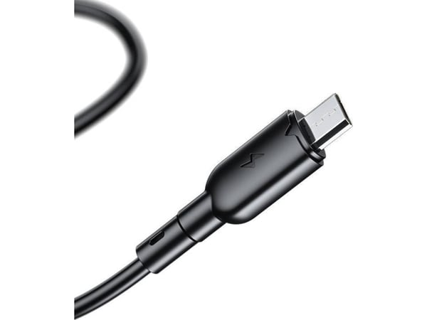 USB-kabel Vipfan USB-A til microUSB 1 m svart (X11MK-black)