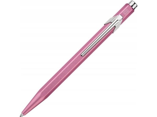 CARAN D'ACHE trykkblyant 849 Colormat-X, rosa strektykkelse: M, strekfarge: blå, sekskantet skaft - 1 stk (849.091)